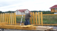 Строительство деревянного забора ЛенОбластьСтрой